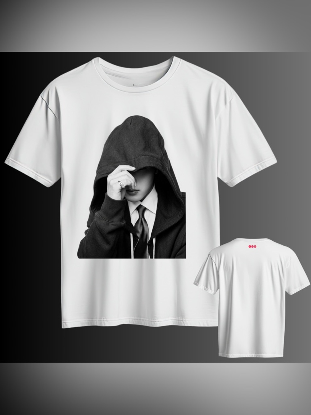 BTS arirang merch concert White Graphic T-Shirt  (A) Jimin